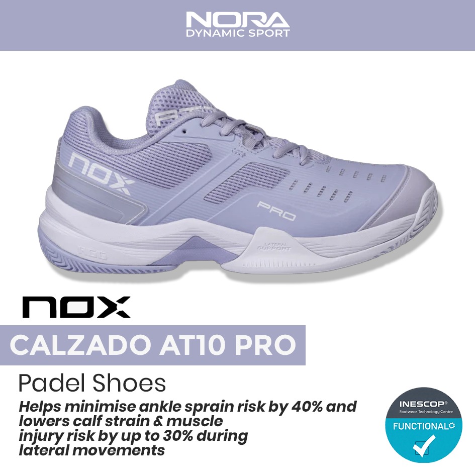 Nox Calzado AT10 Pro Purple/White Padel Shoes  Padel